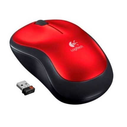 Mouse M185 Logitech Inalámbrico Receptor USB Rojo