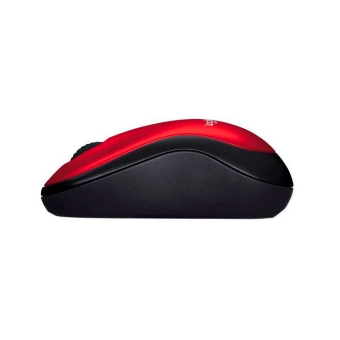 Mouse M185 Logitech Inalámbrico Receptor USB Rojo