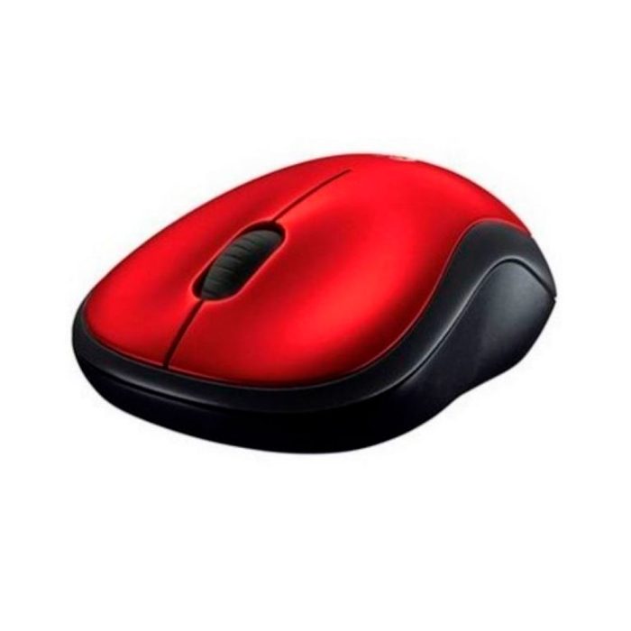 Mouse M185 Logitech Inalámbrico Receptor USB Rojo