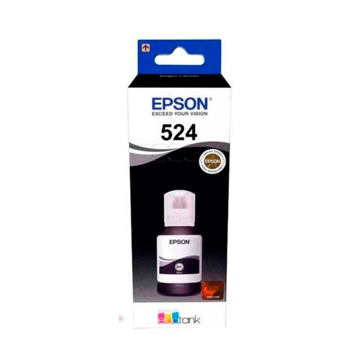 Botella de Tinta EPSON T524120 AL L15150 Negro Pigmentada