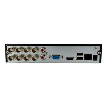 Grabador Dahua XVR, 8 Canales, Inteligencia Artificial, Penta-brid (CVBS/HDCVI/AHD/TVI/IP), H264+/H265+, Audio in/out. Hasta 6TB (Disco Duro No incluido)