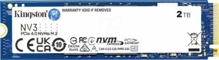 Unidad de estado solido ssd kingston 2000G NV3 M.2 2280 PCIe 4.0 NVMe
