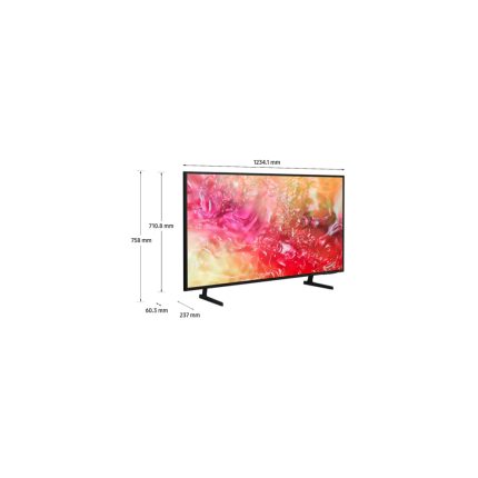 Televisor Samsung FLAT LED Smart TV 55 pulgadas Crystal UHD 4K  /3,840 x 2,160 /HDR / DVB-T2 /LAN /WIFI 5 / Bluetooth 5.2 / Google Meet / AirPlay 2 /modo ambiente/ Modo Juego/ HDMI x 3/ USB x1 /abre y edita archivos de Office/ Garantía 1 año, Ficha técnica completa en www.samsung.com.co