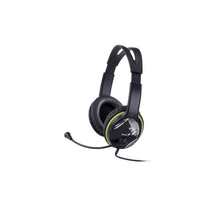 Audífono Diadema GENIUS HS-400A 2 plug 3.5mm Verde - Negro