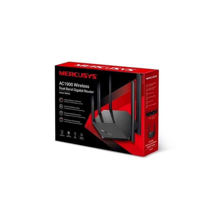 Enrutador Gigabit inalámbrico de doble banda AC1900