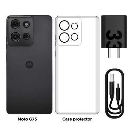 Celular Motorola g75 5G 8GB 256GB Gris Carbón