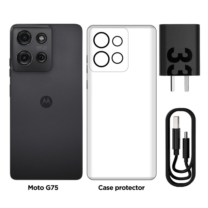 Celular Motorola g75 5G 8GB 256GB Gris Carbón