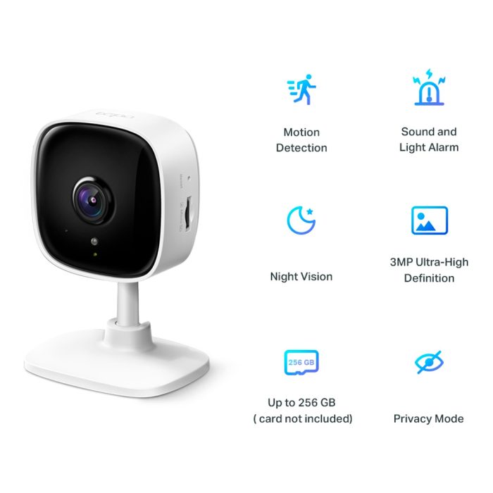 Camara Tapo TPLINK 3MP Video 2K Fija