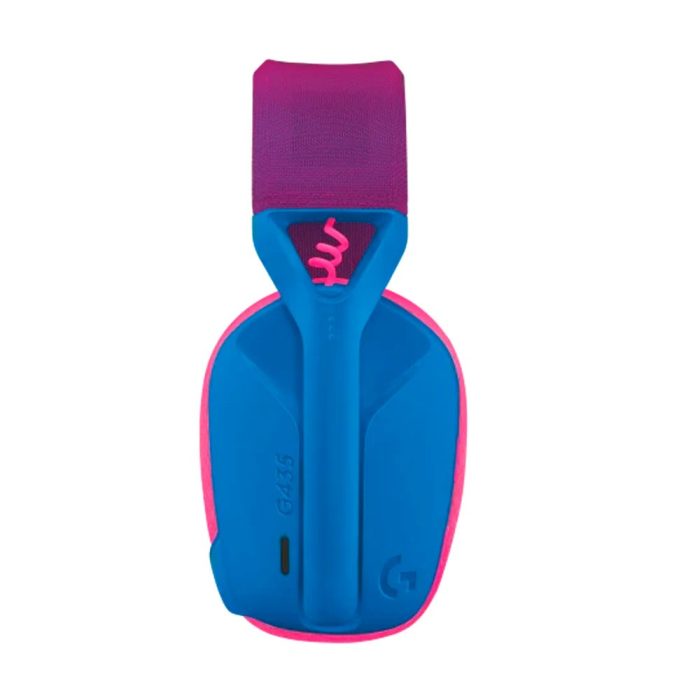 Diadema LOGITECH G435 Gaming Inalambricos Con Usb portable COLOR Azul Y Rosado