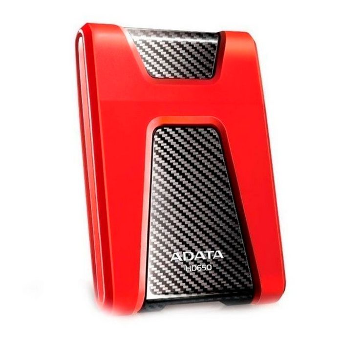 ADATA Disco Externo Antigolpes HD650 1TB COLOR Rojo