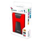 ADATA Disco Externo Antigolpes HD650 1TB COLOR Rojo