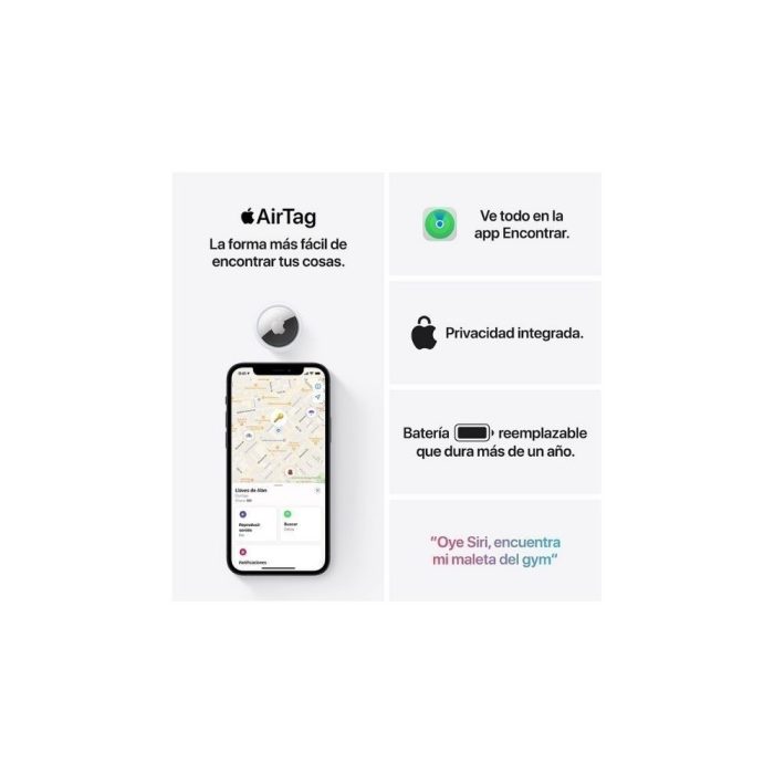 Localizador APPLE AirTag (Paquete de 4)