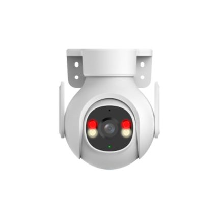 Cámara Dahua foco fijo,Wifi,5MP,PT,P66,IR hasta 10mts,AI Detección Humana y Vehiculos,Patrullas (Preset Patrol),Autoseguimiento Humano y de Vahiculos,Alarma por Sonido Anormal,Alarma de Sonido y de Luz,Smart Dual Light,Wifi 6,Audio bidireccional,Soporta Micro SD hasta 256GB,Gestion desde la App DMSS (Dahua)