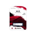 Unidad de estado solido ssd kingston 4000G NV3 M.2 2280 PCIe 4.0 NVMe