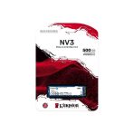 Unidad de estado solido ssd kingston 500G NV3 M.2 2280 PCIe 4.0 NVMe