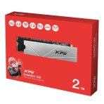 Unidad de Estado Solido ADATA GAMMIX 2TB S60 PCIe Gen4 x4 M.2