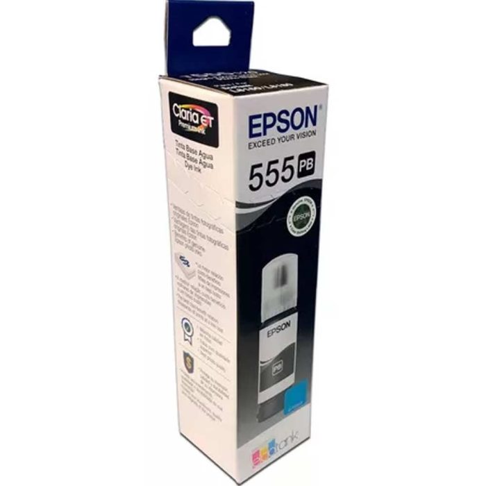 Botella de Tinta EPSON T555120 AL Fotográfica 70 ml COLOR Negro