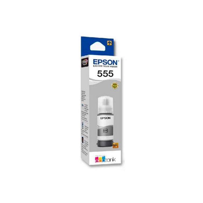 Botella de Tinta EPSON T555520 AL 70 ml Impresión de Fotografía COLOR Gris