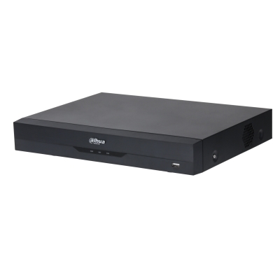 Grabador dahua XVR 5 en 1 DE 16 Canales , 1HDD SATA, Grabacion hasta 8MP@7FPS, admite entradas de video HDCVI/AHD/TVI/CVBS/IP, 32 canales IP maximo hasta 8MP, Analiticas 8 canales Protección perimetral, 2 Canales reconocimiento rostro humano Funcionalidades IoT y POS 1 HDMI, 1 VGA, 1 RS45,2USB, 1RJ45 H.265+; H.265 Fuente de alimentación 12 V C