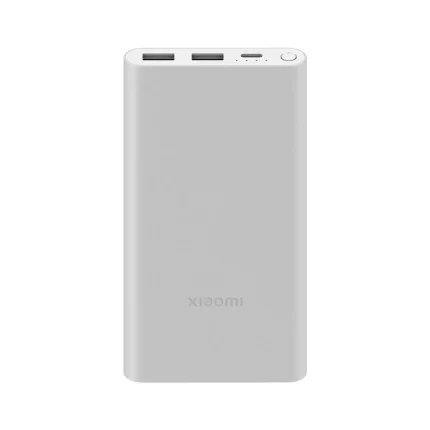 Power Bank 10000mAh Blanca  /2 puertos USB + 1 Puerto Tipo C entrada y Salida + 1 puerto de entrada  micro usb