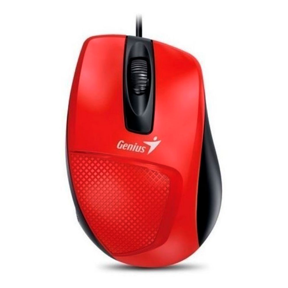Mouse Alambrico GENIUS Ergonomico DX-150X USB Rojo Mouse Alambrico GENIUS Ergonomico DX-150X USB Rojo