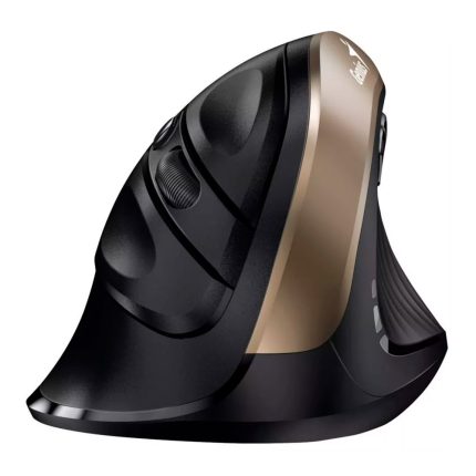 Mouse GENIUS Ergo 8250 Dorado Tipo: Optico/Botones: 6/Resolucion: 800 / 1200 / 1600 DPI/Interfaz: 2.4 GHz/Puerto USB/Alcance: 10 metros (sin interrumpir)/Alimentacion: 1 pila AA (incluida)/Medidas: 111.2 x 78.3 x 73.8 mm/Peso: 97 gr