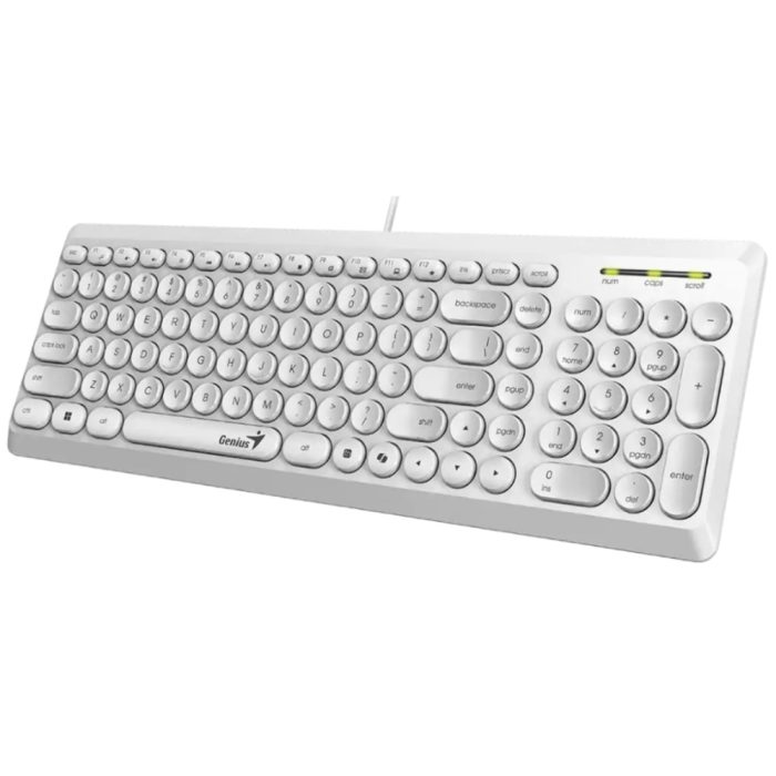 TECLADO USB BLANCO Q200