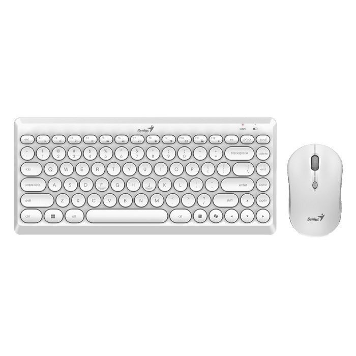 Teclado Genius  RS2Combo teclado + mouse Genius LuxeMate Q8000 inalambrico White Teclado Genius RS2Combo teclado + mouse Genius LuxeMate Q8000 inalambrico White