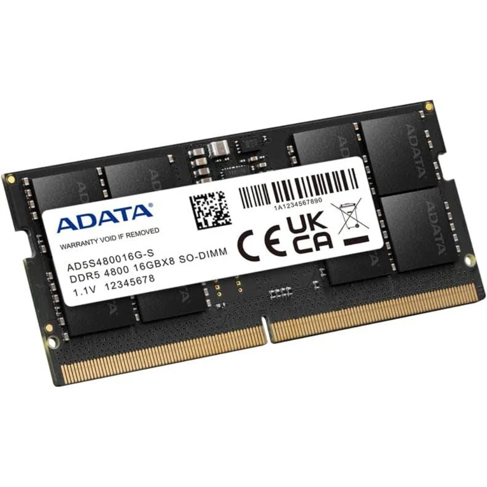 MEMORIA ADATA  RAM PORTATIL DDR5 16GB BUS 4800 MEMORIA ADATA RAM PORTATIL DDR5 16GB BUS 4800