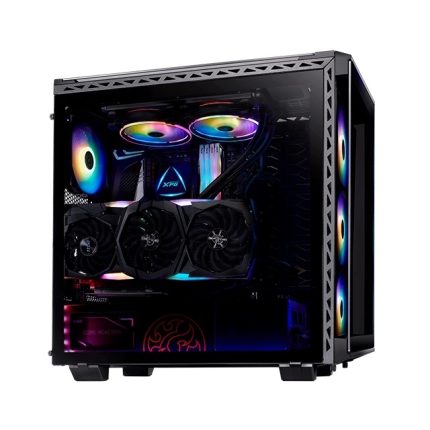 XPG BATTLECRUISER II, Negro, E-ATX Torre Media, 3.5incx2+3,E/S: USB-Cx1, USBx2, HD Audiox1, Resetx1, Powerx1, Ventilador: Frontalx4, Traserox1, 2 años de Garantía