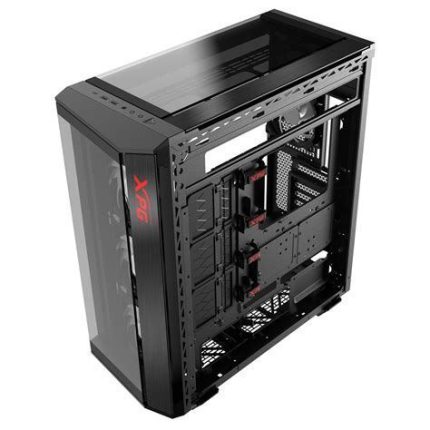 XPG BATTLECRUISER II, Negro, E-ATX Torre Media, 3.5incx2+3,E/S: USB-Cx1, USBx2, HD Audiox1, Resetx1, Powerx1, Ventilador: Frontalx4, Traserox1, 2 años de Garantía