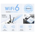 Adaptador de red MERCUSYS PCIe AX3000 Wi-Fi 6 Bluetooth 5.2