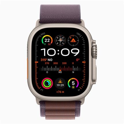 Reloj APPLE Watch Ultra 2 (GPS + Cellular) - Caja de titanio de 49 mm - Correa Loop Alpine índigo - Talla M
