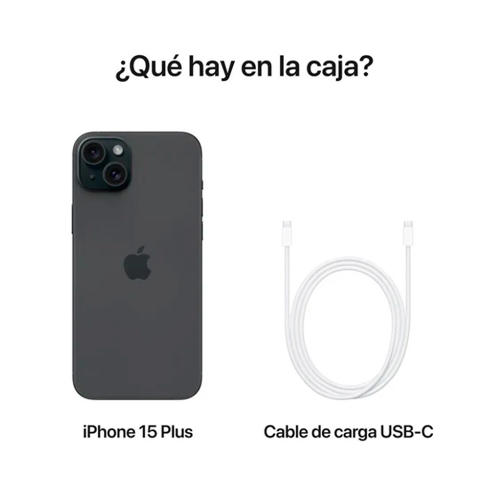 Celular APPLE iPhone 15 Plus de 128 GB Negro Celular APPLE iPhone 15 Plus de 128 GB Negro