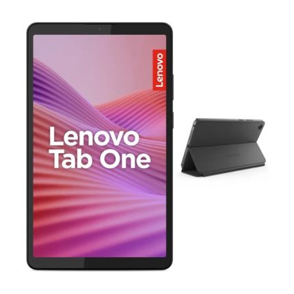TABLET LENOVO TAB ONE TB305XU PANTALLA 8,7 PULGADAS CONECTIVIDAD LTE MEMORIA 4GB + ALMACENAMIENTO 128GB COLOR GIRS INCLUYE ESTUCHE