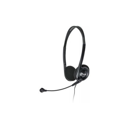 Audífono diadema GENIUS HS-200C 2 Plug 3.5mm Negro con Micrófono