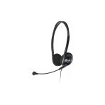 Audífono diadema GENIUS HS-200C 2 Plug 3.5mm Negro con Micrófono