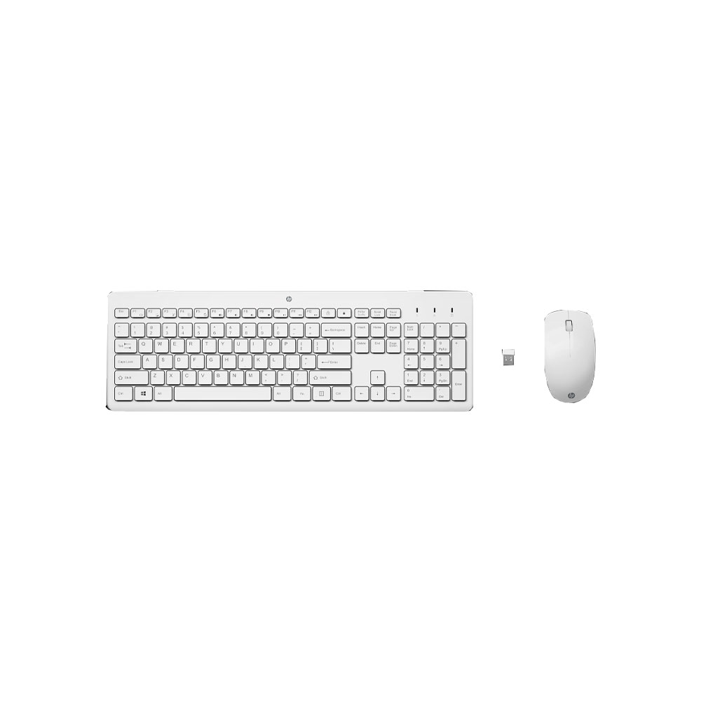 Combo Mouse + Kb HP 230 Wht Ltna COLOR Blanco Combo Mouse + Kb HP 230 Wht Ltna COLOR Blanco
