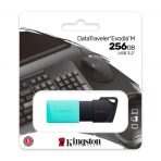 Usb Kingston 256GB 3.2 Gen1 DataTraveler Exodia M (Black + Teal)