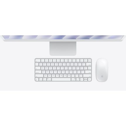 24-inch iMac with Retina 4.5K display, Nano-texture glass: Apple M4 chip with 10-core CPU and 10-core GPU, 256GB SSD, 16GB - Silver