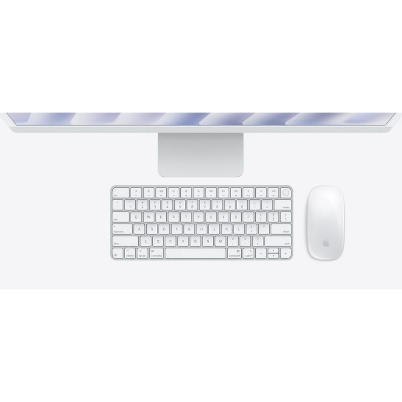 24-inch iMac with Retina 4.5K display, Nano-texture glass: Apple M4 chip with 10-core CPU and 10-core GPU, 256GB SSD, 16GB - Silver