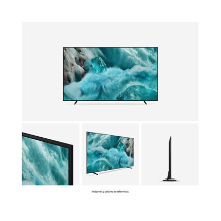 Televisor Samsung FLAT QLED Smart TV 55 pulgadas, UHD 4K  /3,840 x 2,160 / DVB-T2 / Procesador Quantum/ Bluetooth / Dual Led / asistente de voz /  modo ambiente/ Modo Juego/  HDMI x 3 / USB x 2 /LAN/ abre y edita archivos de Office/ Control Solar/Garantía 1 año, Ficha tecnica completa en www.samsung.com.co
