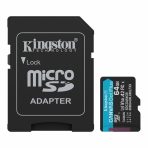Memoria micro sd 64GB Canvas Go Plus Gen4 200MB/s A2 U3 V30 Card + Adapter