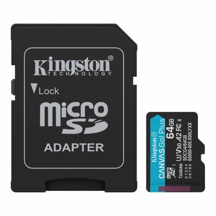 Memoria micro sd 64GB Canvas Go Plus Gen4 200MB/s A2 U3 V30 Card + Adapter