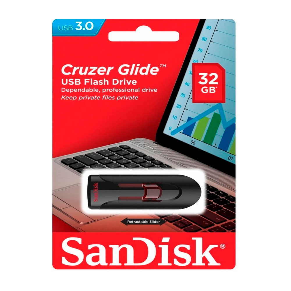 Memoria USB SanDisk Cruzer Glide 3.0 32GB Memoria USB SanDisk Cruzer Glide 3.0 32GB