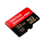 Memoria Micro SD SANDISK Extreme Pro 32GB UHS-I COLOR Negro Y Rojo
