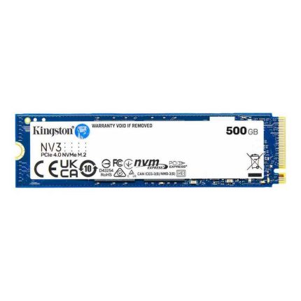 Unidad de estado solido ssd kingston 500G NV3 M.2 2280 PCIe 4.0 NVMe