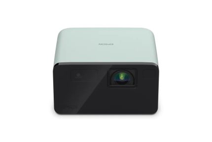 Mini Video Proyector Epson EpiqVision EF-21G /Opal Green/ Tecnología: 3 LCD Laser / (1.000 lumens en Blanco y Color - Resolución FHD) Google tv, Bluetooth