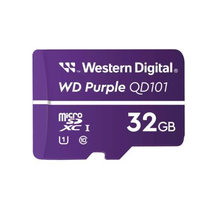Tarjeta microSD Western Digital Purple 32GB para cámaras de seguridad grabación 24/7