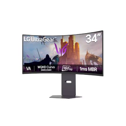 Monitor LG Gaming UltraGear Curvo 34G600A-B FULL HD 3440 x 1440 Altura Ajustable